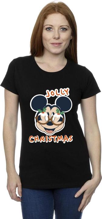 Image du produit Disney - T-shirt MICKEY MOUSE JOLLY CHRISTMAS GLASSES - Femme (L)