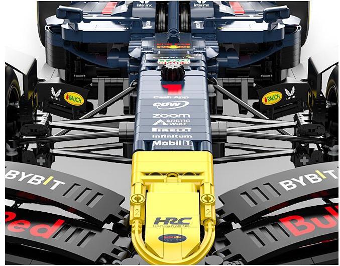 Actual product image Jamara Oracle Red Bull Racing RB19 1:8 dark blue bricks