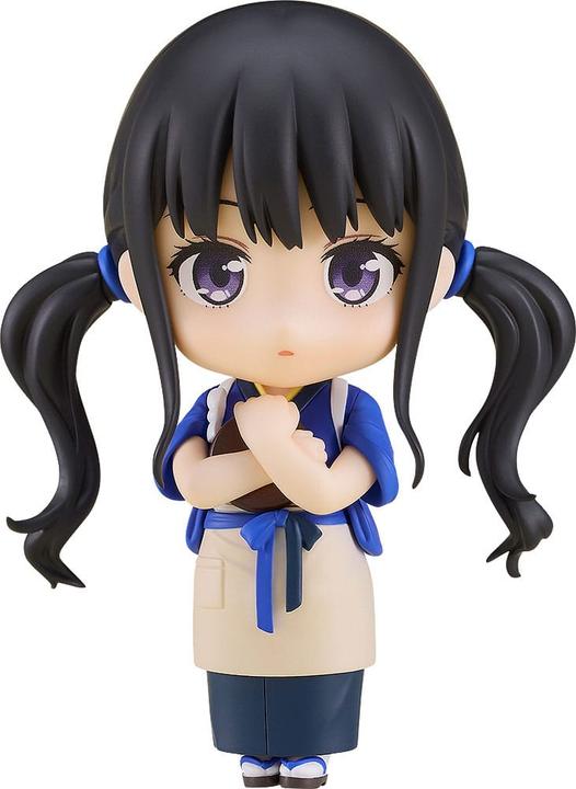 Actual product image Good Smile Company Lycoris Recoil Nendoroid figurine Takina Inoue: Cafe LycoReco Uniform Ver. 10 cm