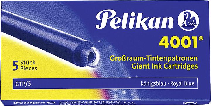 Actual product image Pelikan 4001 Gtp/5 (ink cartridges, Blue)