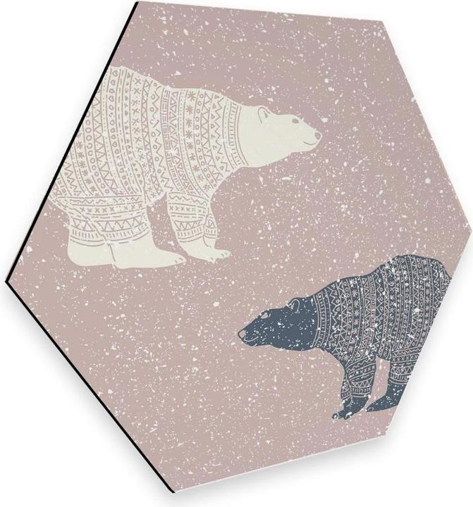 Actual product image Trenddeko Polar bears (25 x 22 cm)