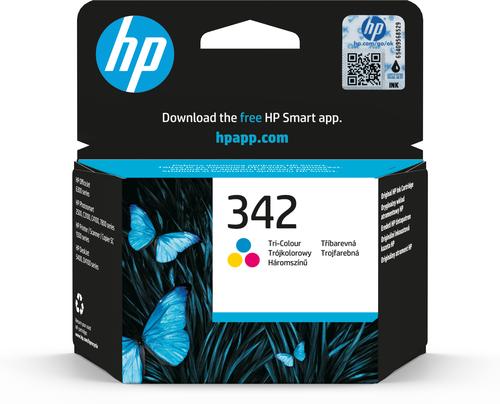 Image du produit HP 342 - 5 ml - couleur (cyan, magenta, jaune) - original (M, Y, C)
