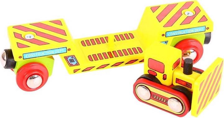 Produktbild Bigjigs Bulldozer Tieflader (4)