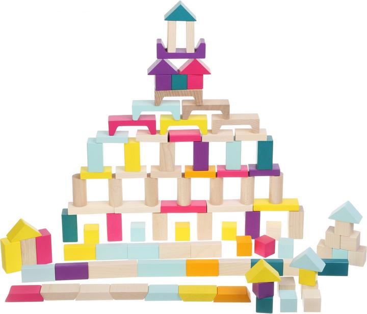 Actual product image Cubika Wooden blocks set 100 pieces