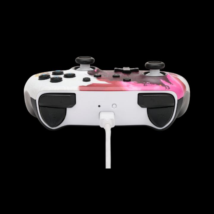 Actual product image PowerA Enhanced Wireless Switch Controller - Zelda Blood Moon (pink/white) (Switch Lite, Switch)