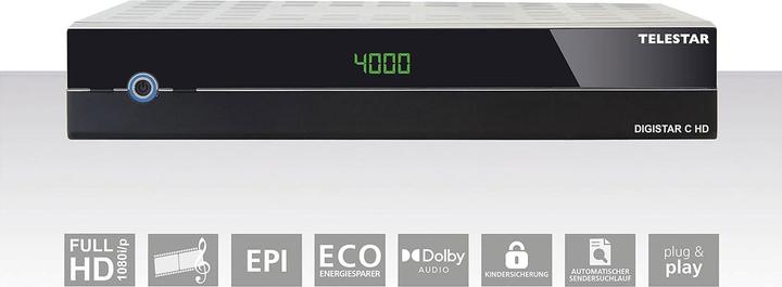 Produktbild Telestar Digistar C HD (5 GB, DVB-C, CI+-Schacht)