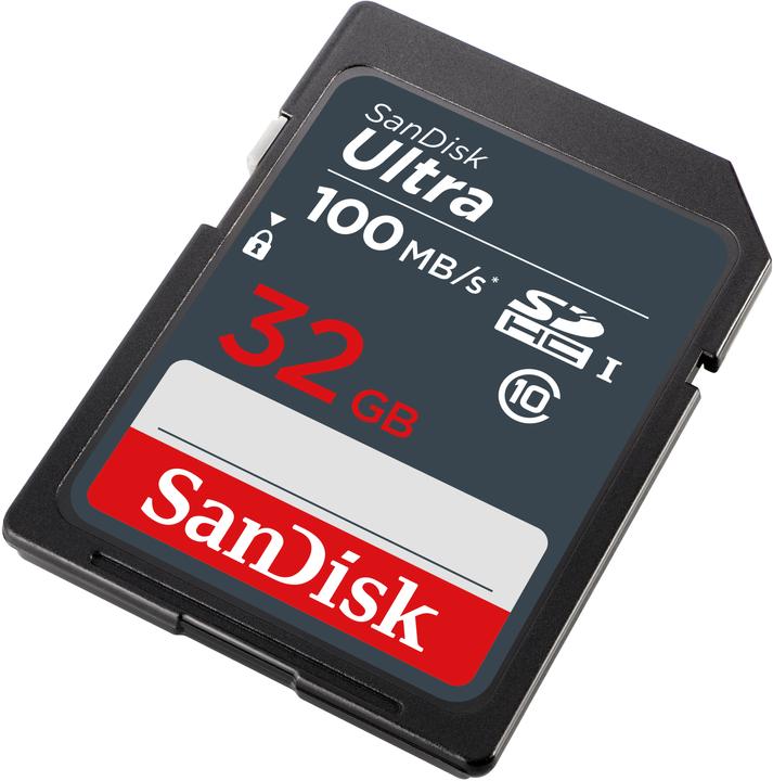 Actual product image SanDisk Ultra (32 GB, SDHC, U1, UHS-I)