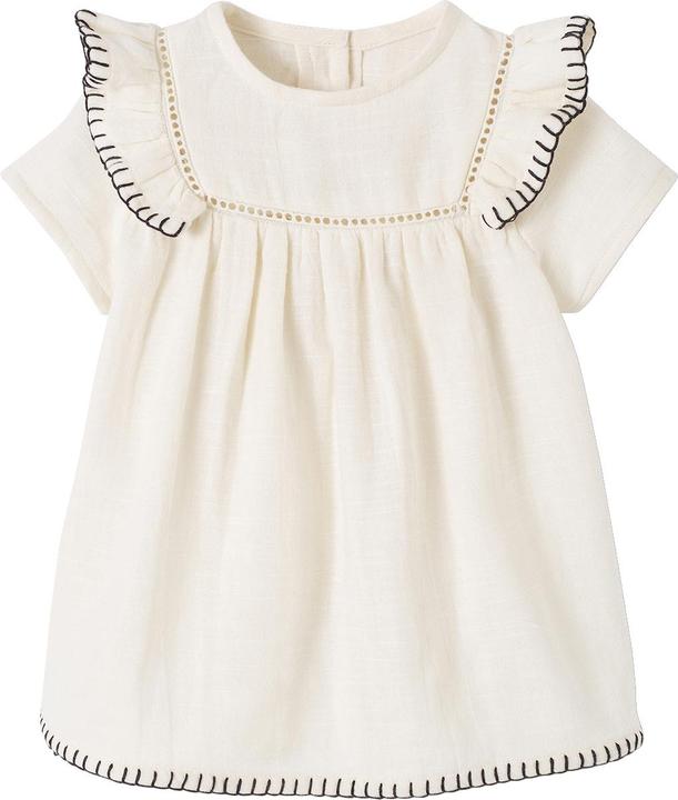 Image du produit Vertbaudet Robe bébé en mousseline (68)