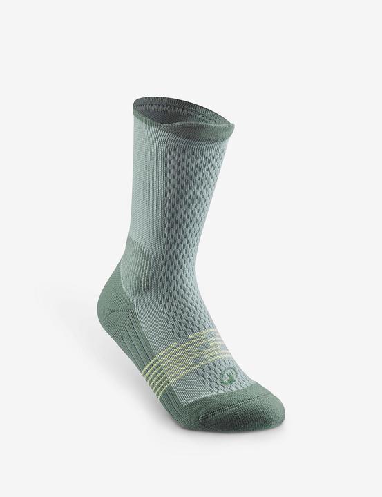 Image du produit Quechua Chaussettes de randonnée hautes junior, HIKE 500 vert (27, 30)