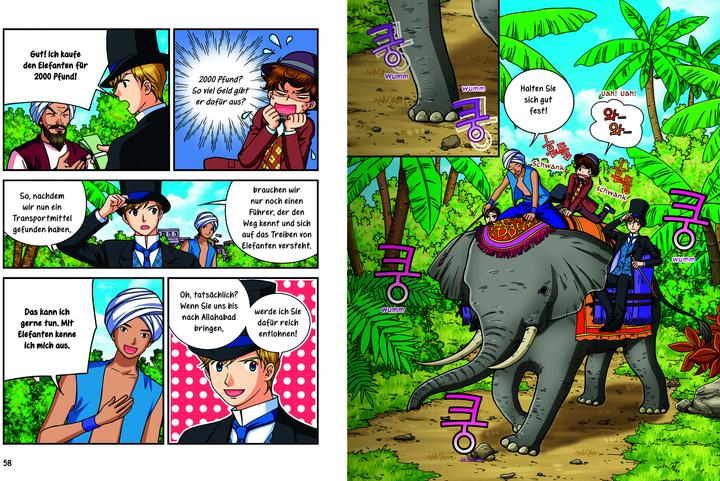 Produktbild MANHWA – Klassiker für Kids – In 80 Tagen um die Welt (Deutsch, Suk-IlEo, 2025)