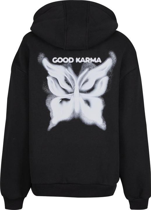 Actual product image Miss Tee Karma Butterfly Ladies Fluffy Hoody - 174139 (4XL)
