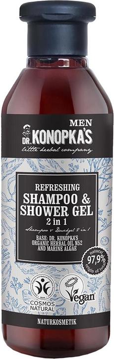 Image du produit Dr. Konopka's Konopkas 2-In-1 Shampooing et gel douche rafraîchissant 280ml (280 ml)