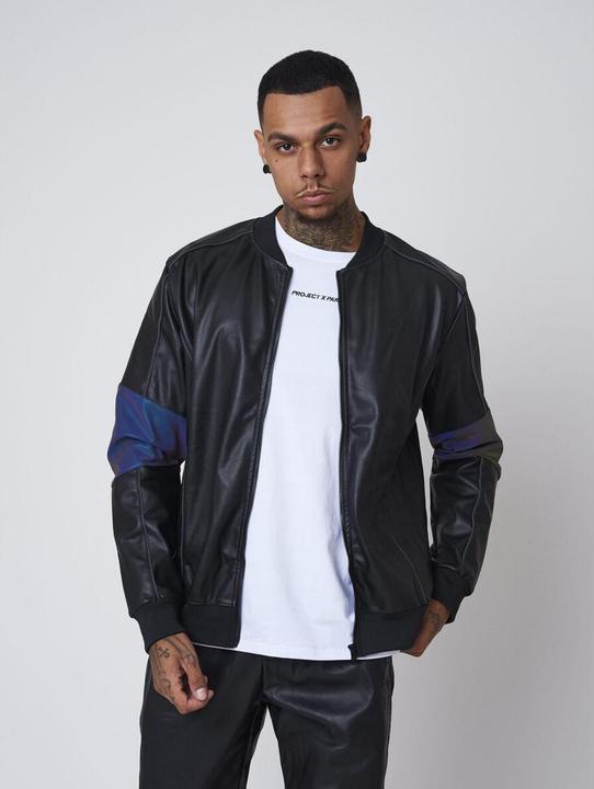 Project X Paris kuntlederjacke mit reflektierendem einatz project x pari (S)