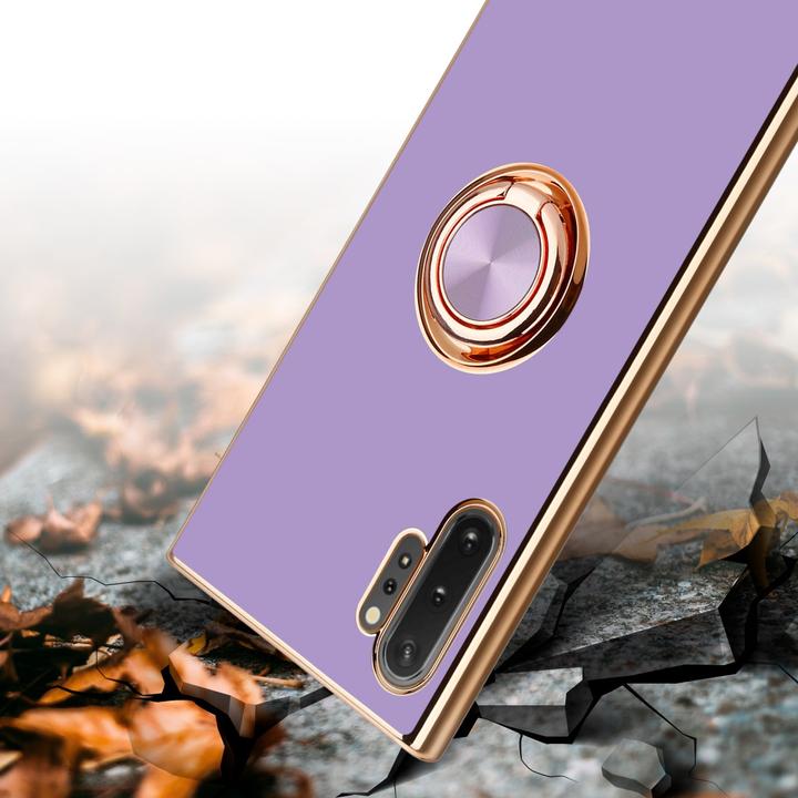 Immagine prodotto Cadorabo Custodia per Samsung Galaxy NOTE 10 PLUS in TPU con protezione per la fotocamera e anello Stile (Samsung Galaxy Note 10 Plus)
