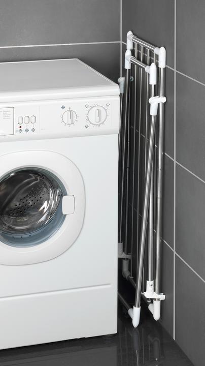 Image du produit Wenko Séchoir à linge télescopique, acier inoxydable (5.85 m)