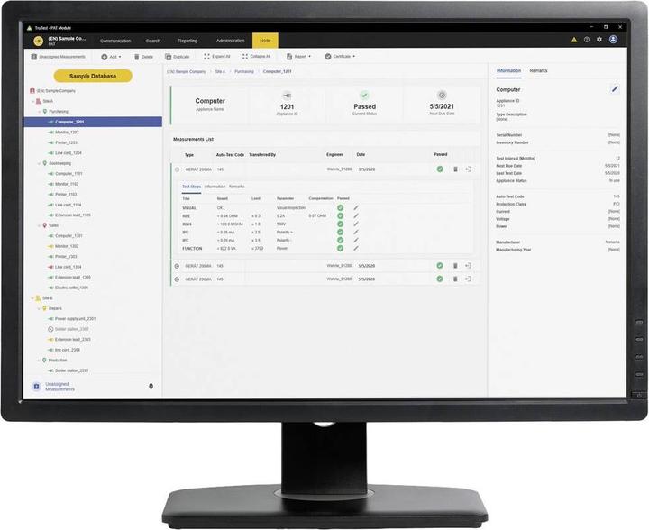 Produktbild Fluke FLK-TRUTEST-ADV Software ** Lizenzcode Erweitert 5265319
