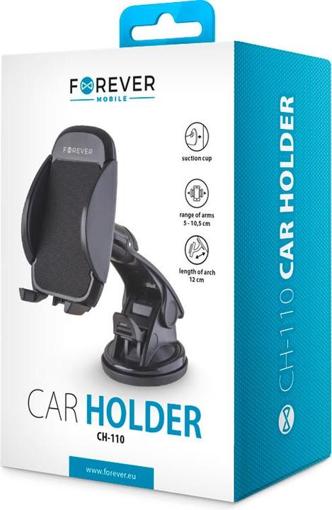 Image du produit Forever support de voiture pour pare-brise CH-110 noir