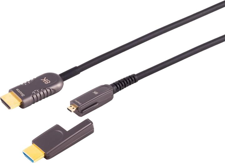 Actual product image Shiverpeaks S/CONN maximum connectivity HDMI connection cable-Optical HDMI installation cable set, 10K, 20m (20 m, HDMI)