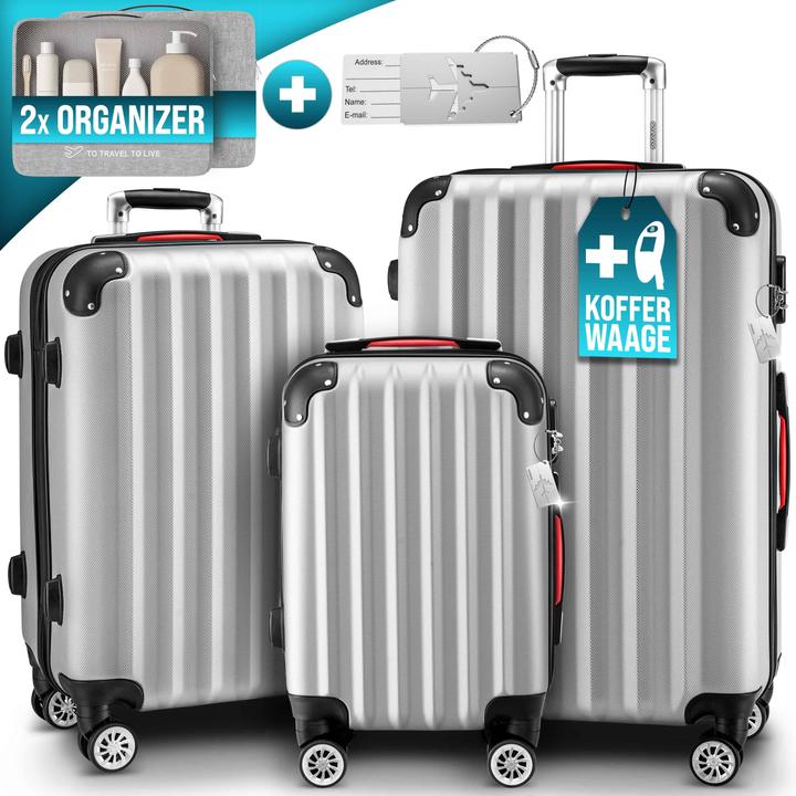 Image du produit Monzana Valise rigide avec accessoires Lot de 3