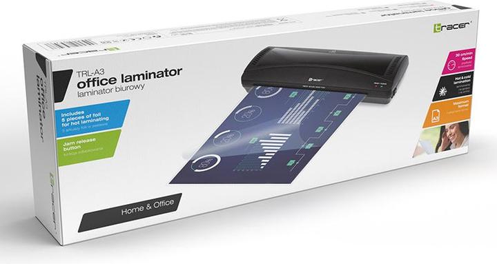 Actual product image Tracer TRL-A3 cold/warm laminator (125 µm, A3)