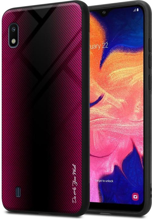 Immagine prodotto Cadorabo Copertura di vetro a strisce in TPU (Samsung Galaxy A10, HTC One M10)