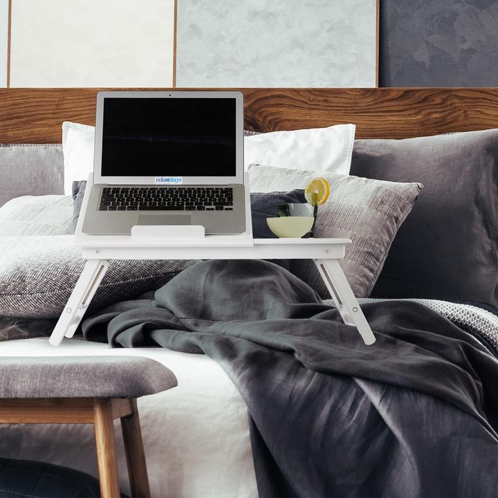 Actual product image Relaxdays Height-Adjustable Laptop Table