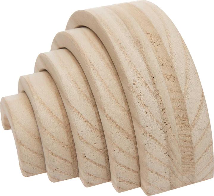 Actual product image Rico Design Wooden rainbow, 5-pcs., pine wood (18 x 9 x 5 cm)