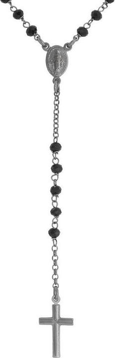 Amen Rosary Classic Crystal Halskette (Silber 925, 50 cm)