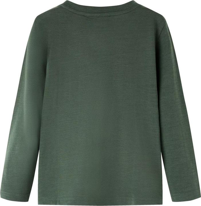Produktbild VidaXL Kinder-Langarmshirt Dunkelgrün 104,Material: 100 (104)