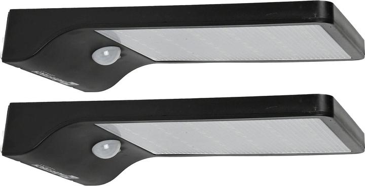 Produktbild ProPlus 2er-Set Solar Aussenwandleuchte mit Bewegungssensor, 50lm, IP44 (50 lm, IP44)