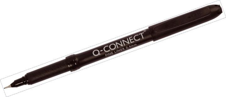 Actual product image Q-Connect Fineliner (Black, 10 x)