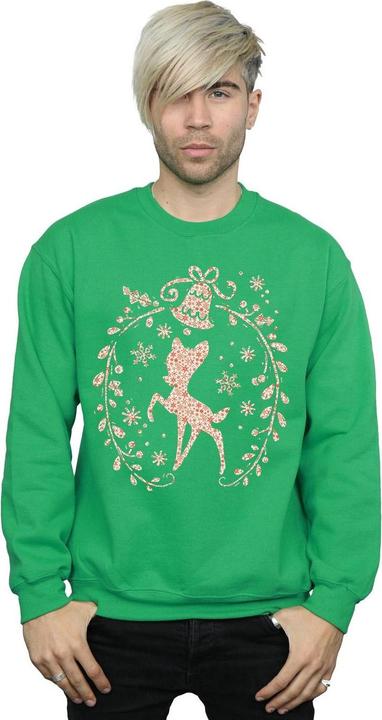 Immagine prodotto Disney Bambi Christmas Wreath Felpa Uomo (S)