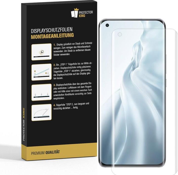 Produktbild Protectorking 4x Premium Displayschutzfolie 3D KLAR (4 Stück, Xiaomi Mi 11)