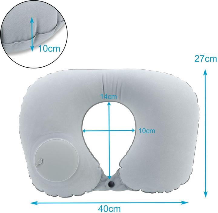 Actual product image Intirilife Inflatable neck pillow (Head & neck pillow)