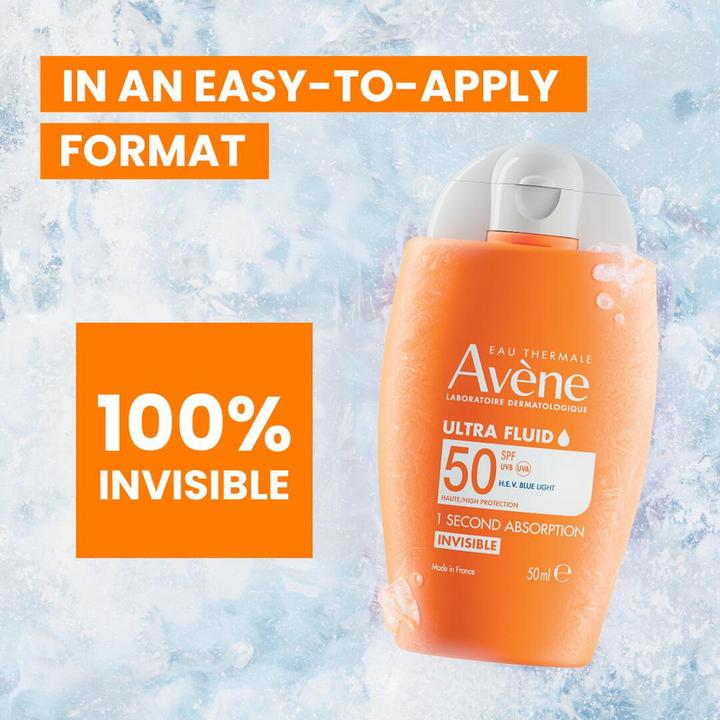 Produktbild Avène Ultra Fluid Invisible (Sonnencreme Gesicht, SPF 50, 50 ml, 68 g)