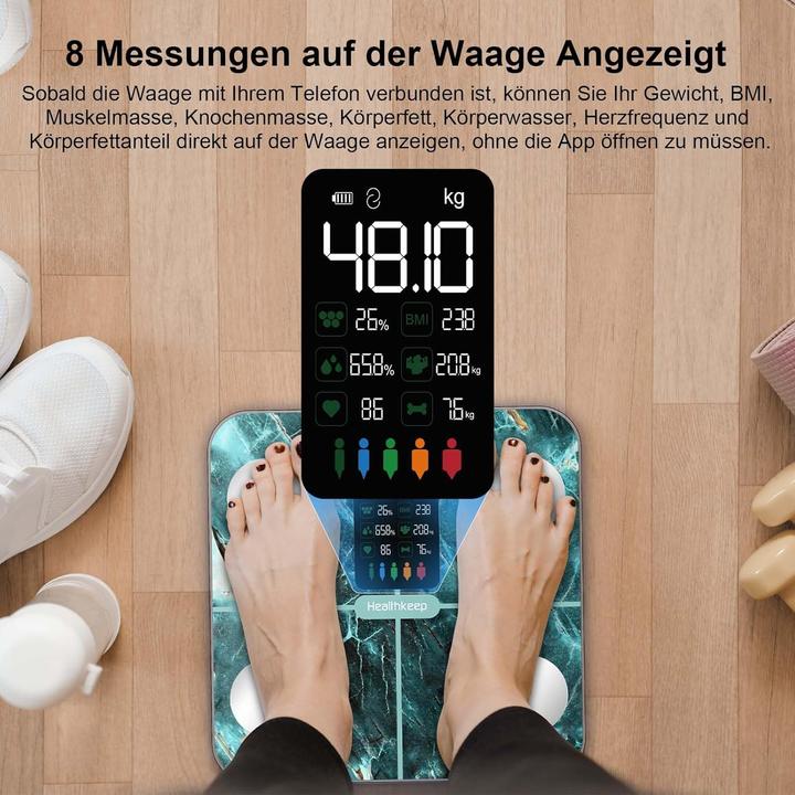 Immagine prodotto Healthkeep Körperanalysewaage (180 kg)