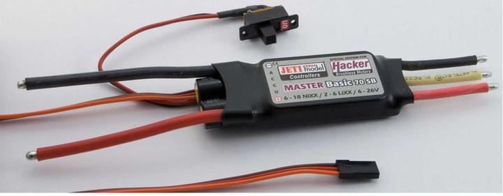 Produktbild Hacker Drehzahlregler MasterBasic 70SB