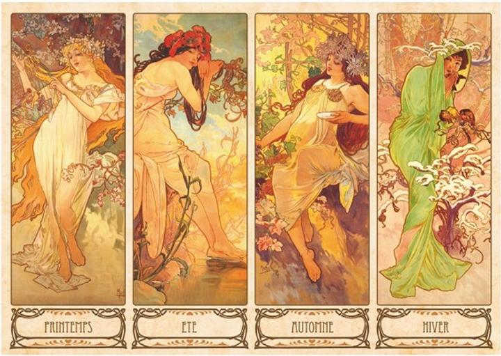 Image du produit D-Toys Puzzle 1000 pièces - Alphonse Mucha - Seasons (1000 pièces)