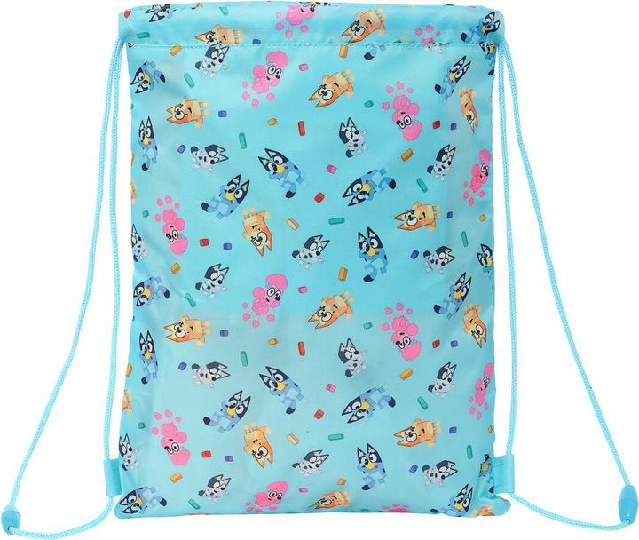 Image du produit Bluey Sac à dos avec lanières bleu ciel 26 x 34 x 1 cm