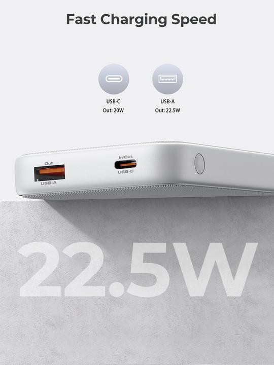 Immagine prodotto Aukey Spark Go Plus (10000 mAh, 22.50 W, 37 Wh)