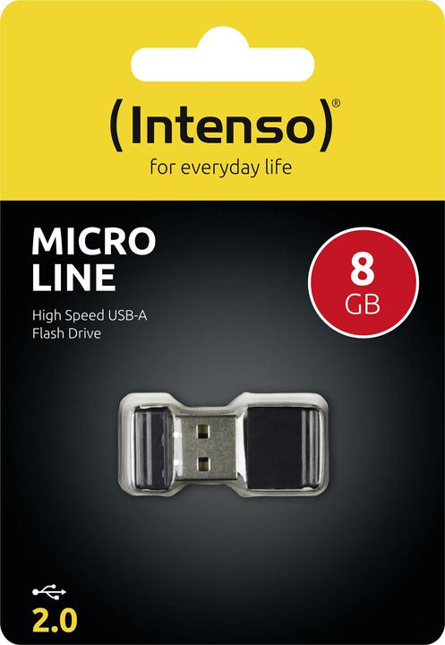 Image du produit Intenso micro ligne (8 Go, USB-A, USB 2.0)