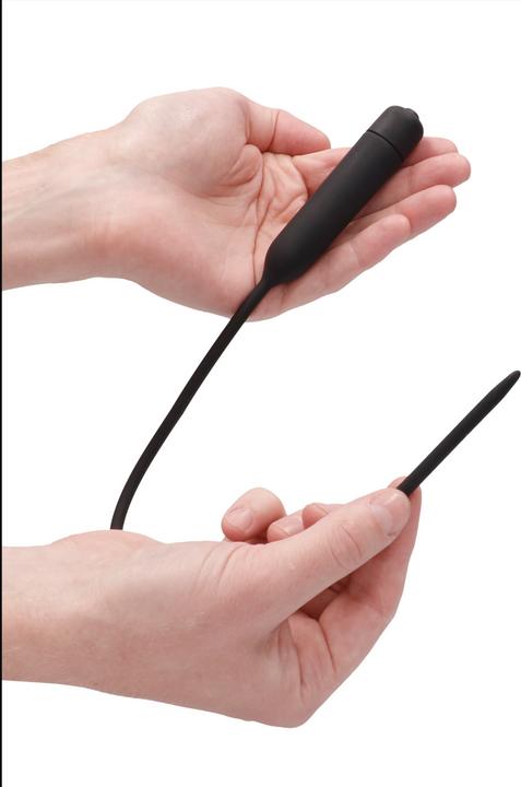 Image du produit Ouch! Silcone Vibrating Bullet Plug Extra Long - Son urétral