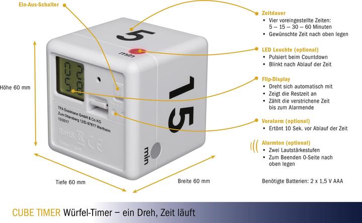 Produktbild TFA Cube Timer