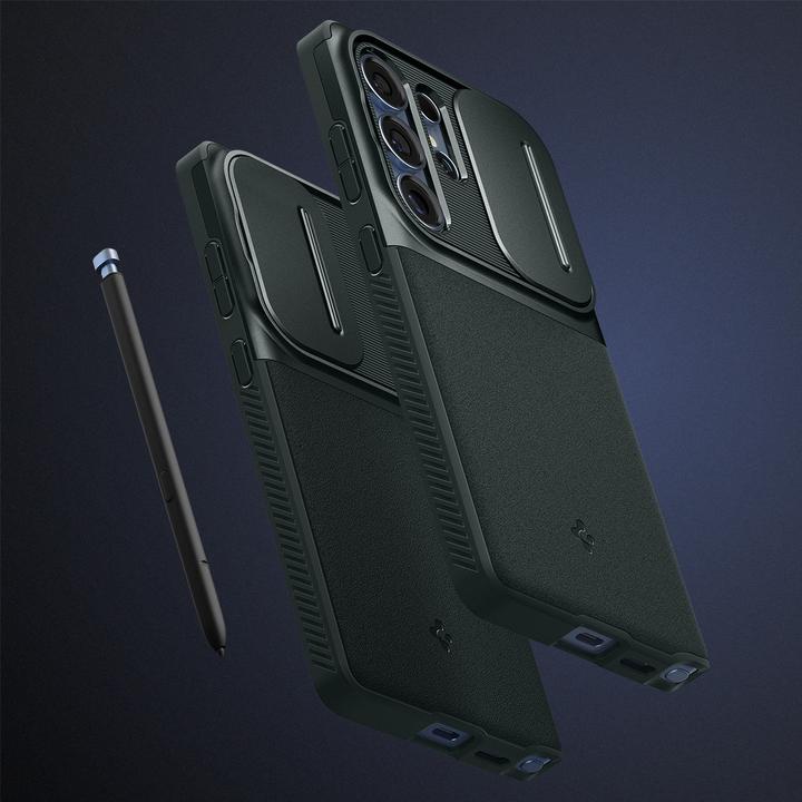 Produktbild Spigen Optik Armor Case for Samsung Galaxy S25 Ultra Abyss Green (Samsung Galaxy S25 Ultra)