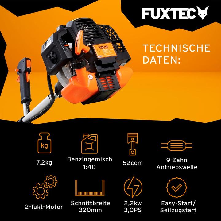 Produktbild Fuxtec FX-MS152 (Kunststoffmesser, Trimmfaden)
