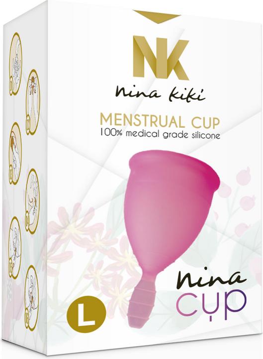 Produktbild Nina Kiki Nina Cup Menstrual Cup Gr?Sse L Rosa