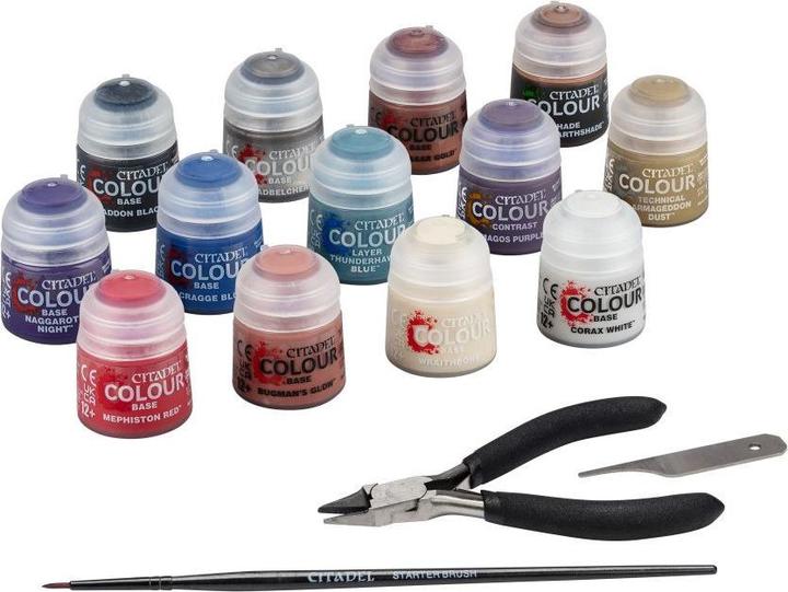 Image du produit Games Workshop Warhammer 40k - Citadel Paint & Tools Set