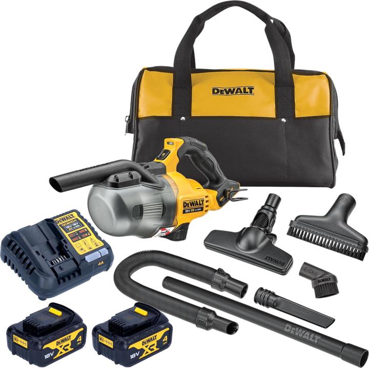 Produktbild DeWalt DCV 501 LM2 Akku Stabsauger 18 V 0,7 l Staubklasse L + 2x Akku 4,0 Ah + Ladegerät
