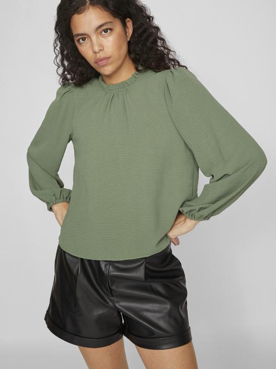 Actual product image Vila High Neck Top with Long Sleeves (44)