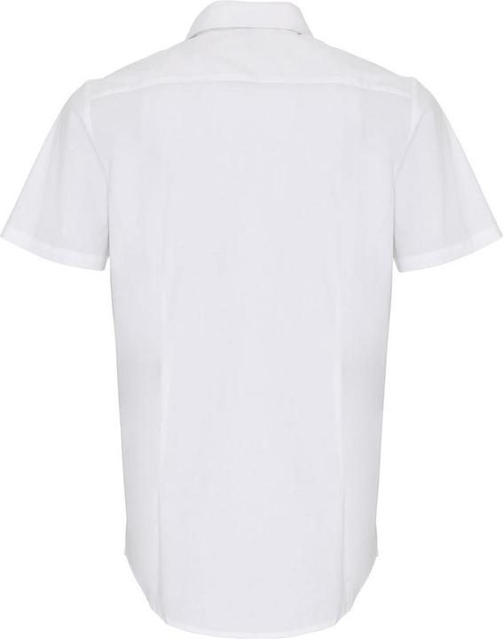 Actual product image Premier Mens Poplin Stretch Short-Sleeved Shirt (5XL)